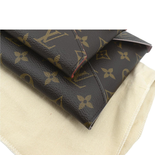 LOUIS VUITTON Kirigami Pochette Monogram Canvas Clutch Brown