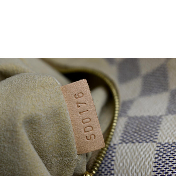 LOUIS VUITTON Artsy MM Damier Azur Hobo Bag White