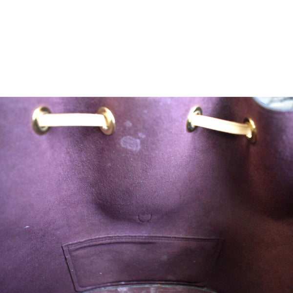 LOUIS VUITTON Montsouris NM Monogram Canvas Backpack Bag Brown