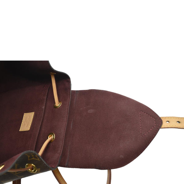 LOUIS VUITTON Montsouris NM Monogram Canvas Backpack Bag Brown