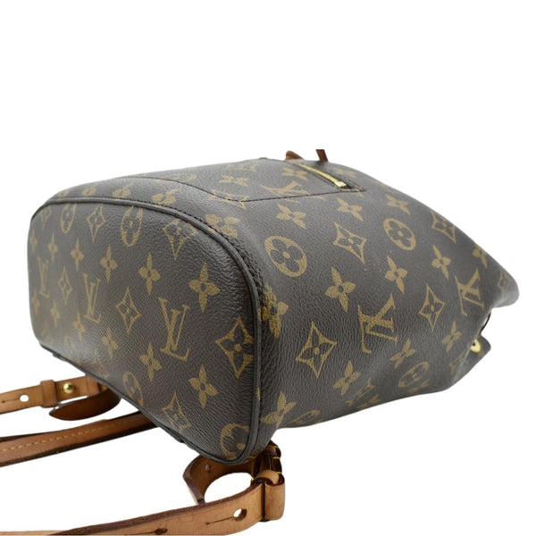 LOUIS VUITTON Montsouris NM Monogram Canvas Backpack Bag Brown