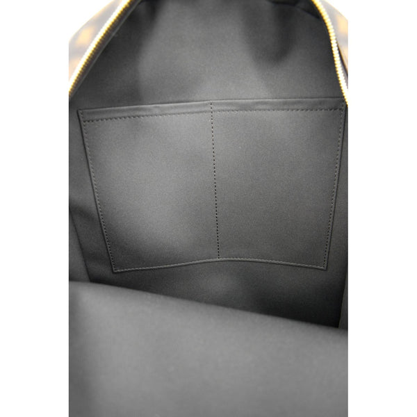 Louis Vuitton Ellipse Coated Canvas Backpack Bag Brown - Inside Section