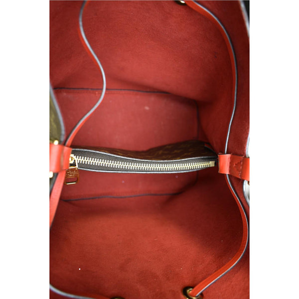 LOUIS VUITTON Neonoe Monogram Canvas Shoulder Bag Brown