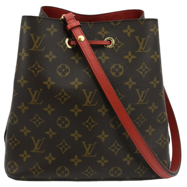 LOUIS VUITTON Neonoe Monogram Canvas Shoulder Bag Brown