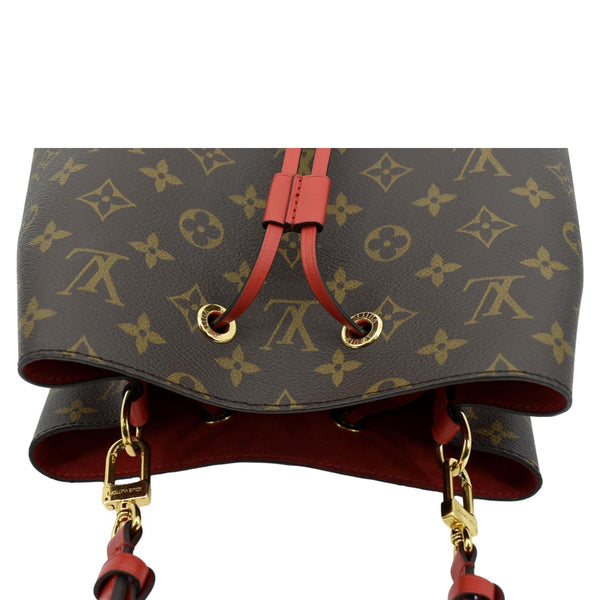 LOUIS VUITTON Neonoe Monogram Canvas Shoulder Bag Brown