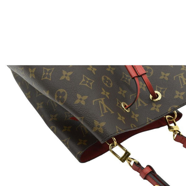 LOUIS VUITTON Neonoe Monogram Canvas Shoulder Bag Brown