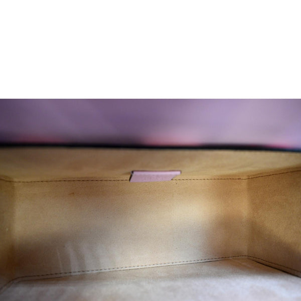 Gucci Les Pommes GG Supreme Bamboo Shoulder Bag - Inside