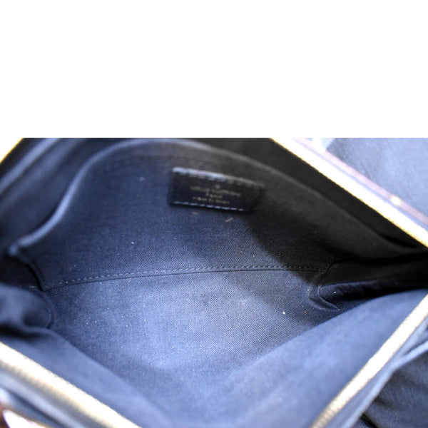 LOUIS VUITTON Pallas Monogram Canvas Clutch Crossbody Bag Brown