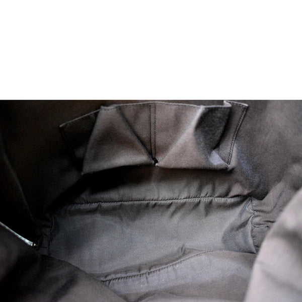 Gucci Drawstring GG Monogram Canvas Backpack Bag Beige - Inside