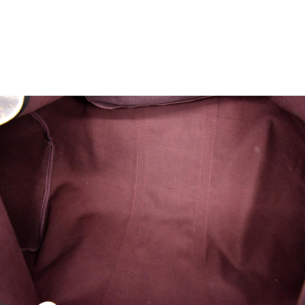 Louis Vuitton Keepall Bandouliere 55 Monogram Travel Bag - Inside