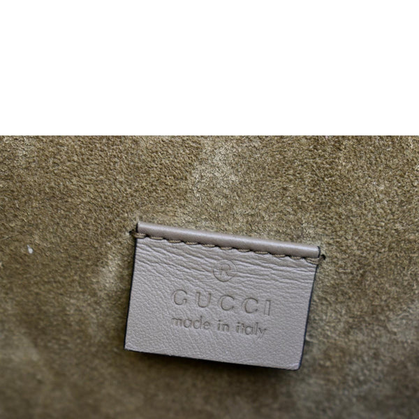 GUCCI Dionysus Small GG Supreme Canvas Shoulder Bag Beige 499623