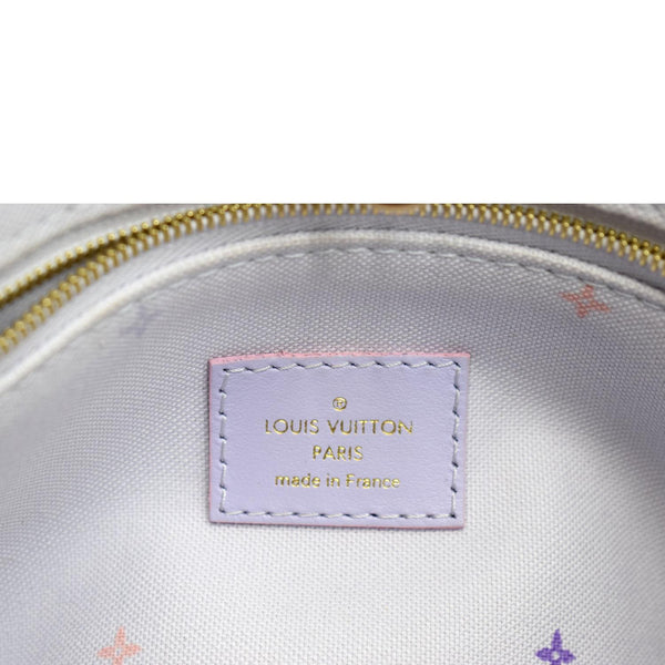 LOUIS VUITTON Women Onthego PM Monogram Coated Canvas Tote Sunrise Pastel