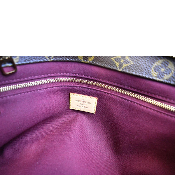 LOUIS VUITTON Raspail PM Monogram Canvas Shoulder Bag Brown