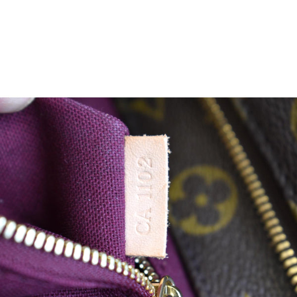 LOUIS VUITTON Raspail PM Monogram Canvas Shoulder Bag Brown