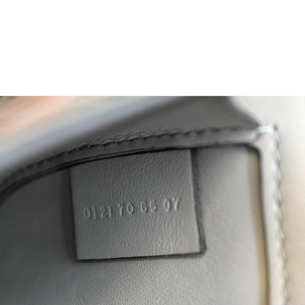 Chloe Tess Hobo Crocodile Embossed Leather Crossbody Bag - Tag