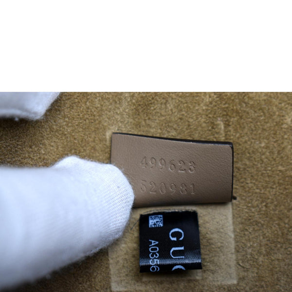 GUCCI Dionysus Small GG Supreme Canvas Shoulder Bag Beige 499623