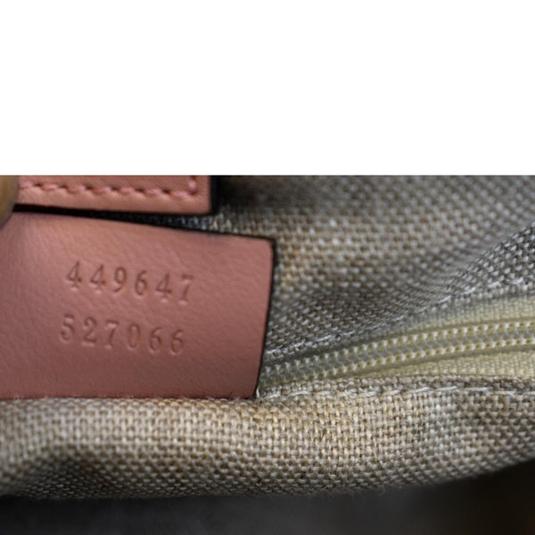 GUCCI Joy Medium Microguccissima Leather Tote Bag Pink 449647