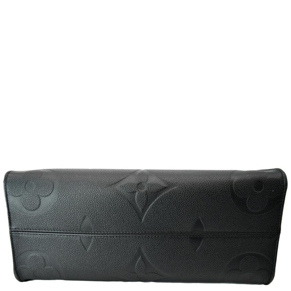 LOUIS VUITTON Onthego MM Monogram Empreinte Shoulder Bag Black