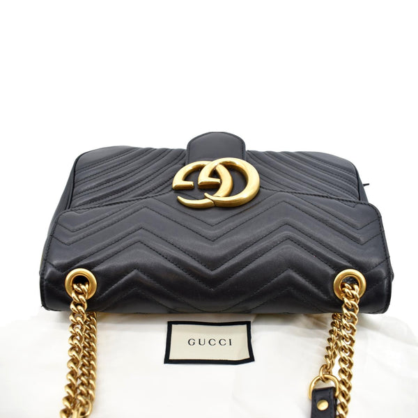 GUCCI GG Marmont Medium Matelasse Shoulder Bag Black 443496 - Hot Deals