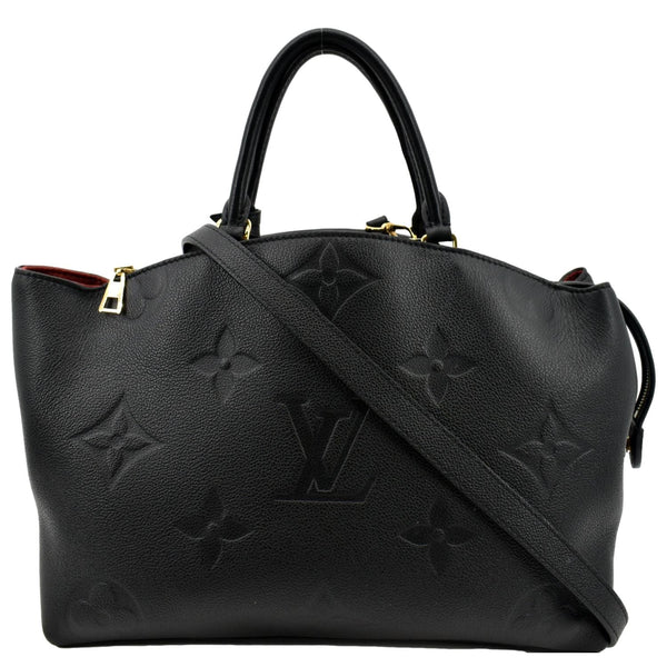 LOUIS VUITTON Grand Palais Monogram Empreinte Leather Shoulder Bag Black