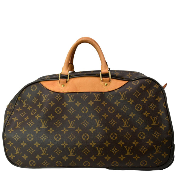 LOUIS VUITTON Eole 50 Monogram Canvas Rolling Luggage Bag Brown