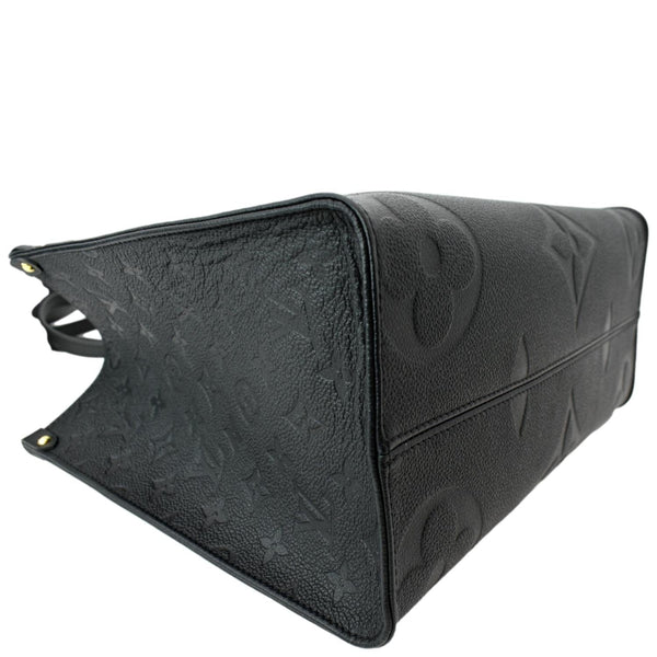 LOUIS VUITTON Onthego MM Monogram Empreinte Shoulder Bag Black