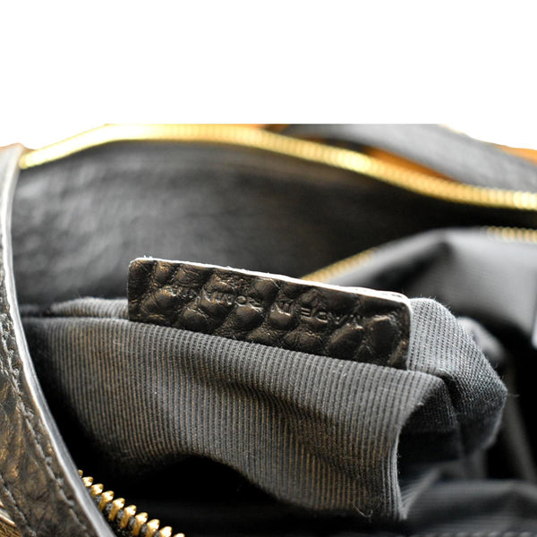 BURBERRY Dewsbury Medium Grain Check Embossed Tote Bag Black