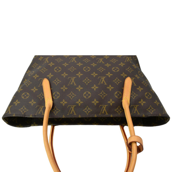 LOUIS VUITTON Raspail PM Monogram Canvas Shoulder Bag Brown
