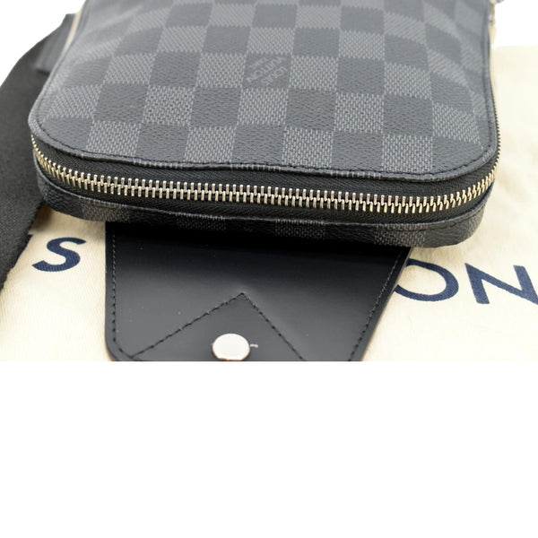 Louis Vuitton Avenue Sling Monogram Leather Crossbody Bag-Zip