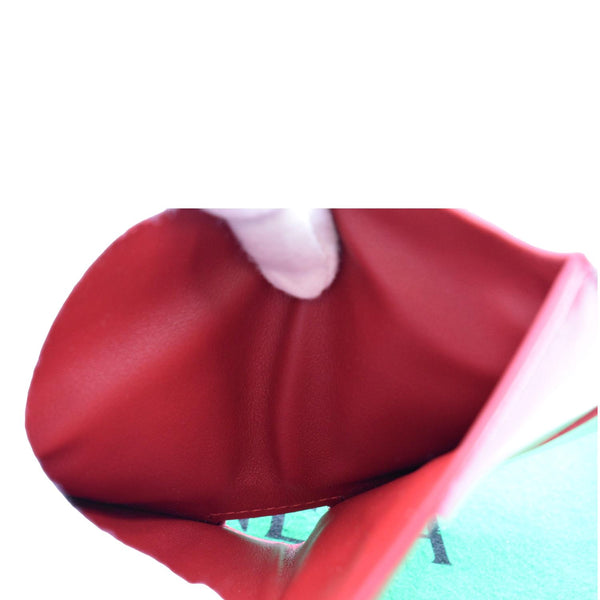 Bottega Veneta Oversize Intrecciato Leather Wallet Red - Inside