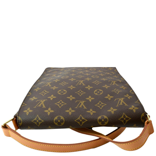 LOUIS VUITTON Musette Salsa GM Monogram Canvas Crossbody Bag Brown