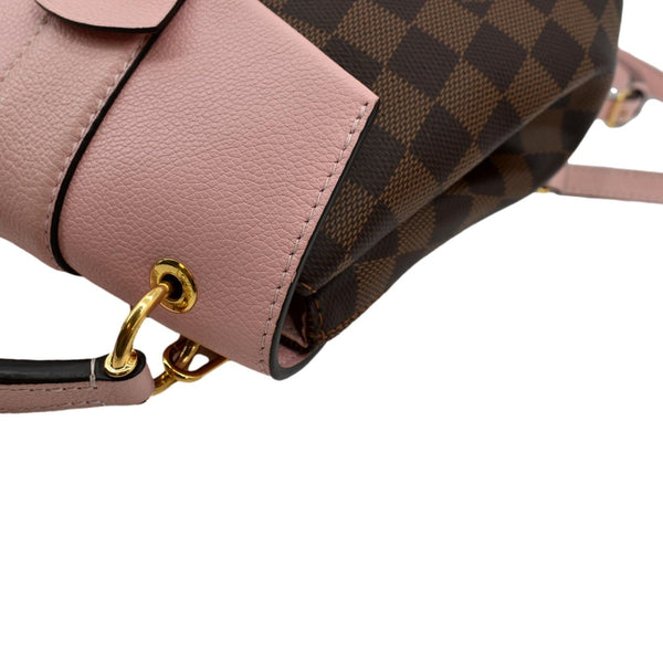 Louis Vuitton Clapton Damier Ebene Backpack Bag Magnolia - Top Left