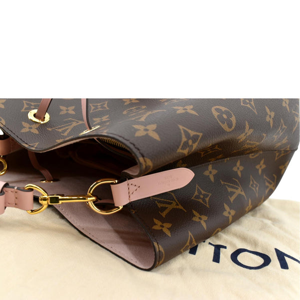 LOUIS VUITTON Neonoe MM Monogram Canvas Shoulder Bag Pink