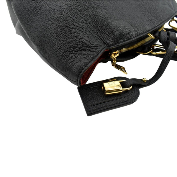 LOUIS VUITTON Grand Palais Monogram Empreinte Leather Shoulder Bag Black