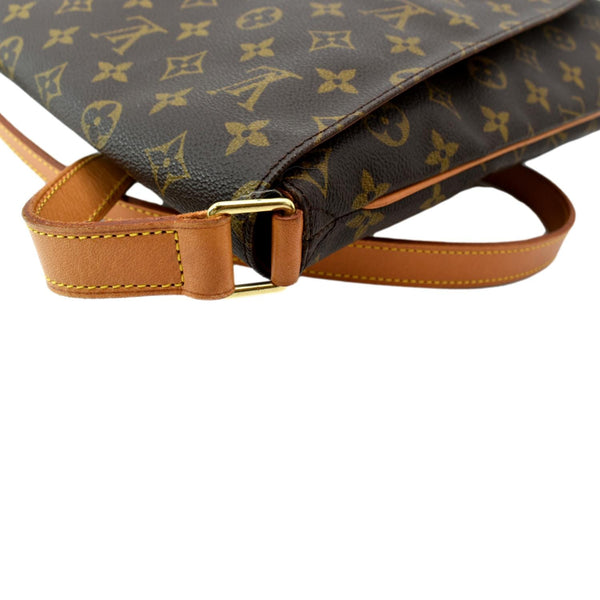 LOUIS VUITTON Musette Salsa GM Monogram Canvas Crossbody Bag Brown