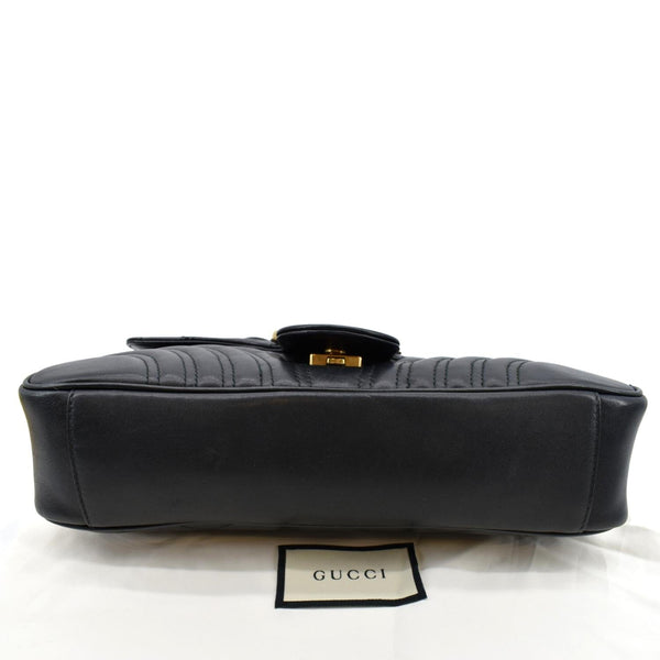 GUCCI GG Marmont Medium Matelasse Shoulder Bag Black 443496 - Hot Deals