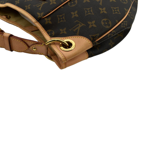 LOUIS VUITTON Galliera PM Monogram Canvas Hobo Shoulder Bag Brown