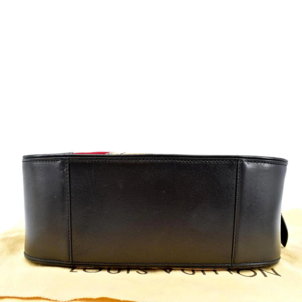 LOUIS VUITTON Bowling Vanity Tuffetage Fabric Monogram Satchel Bag Multicolor