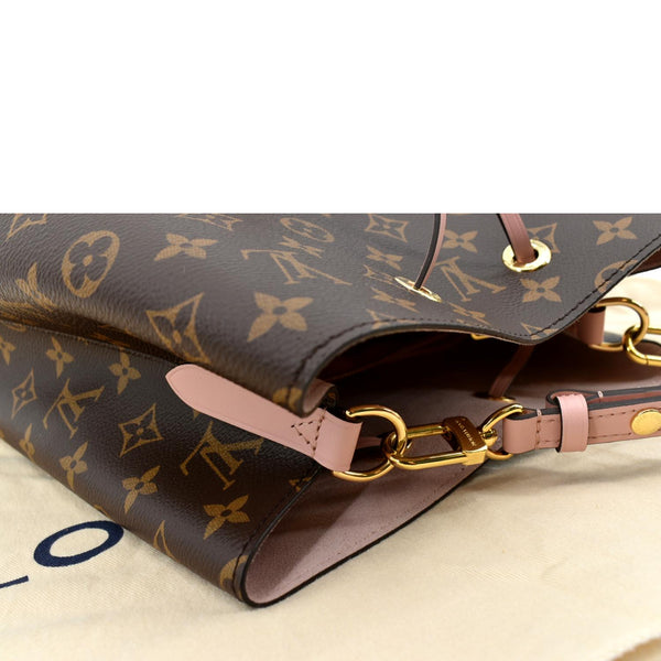 LOUIS VUITTON Neonoe MM Monogram Canvas Shoulder Bag Pink