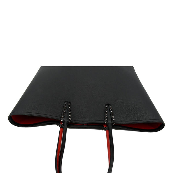 CHRISTIAN LOUBOUTIN Cabata Large Empire Paris Leather Tote Bag Black