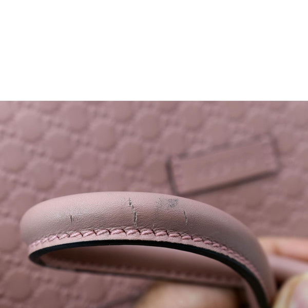 GUCCI Joy Medium Microguccissima Leather Tote Bag Pink 449647