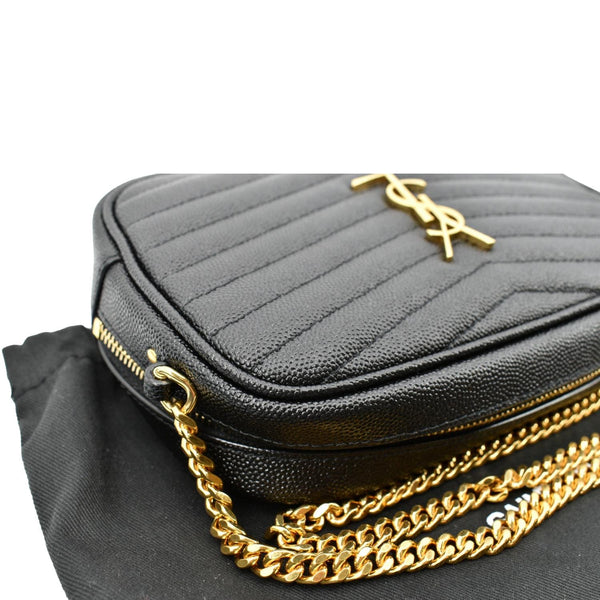 Yves Saint Laurent Mini Lou Camera Crossbody Bag - Top Right