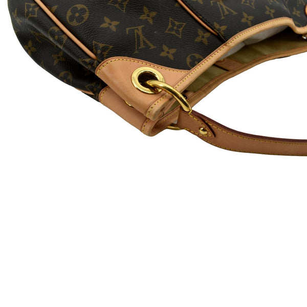 LOUIS VUITTON Galliera PM Monogram Canvas Hobo Shoulder Bag Brown