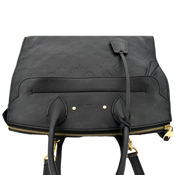 LOUIS VUITTON Pont Neuf Monogram Empreinte Leather Shoulder Bag Black