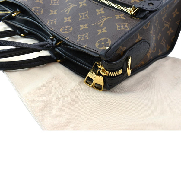 LOUIS VUITTON Popincourt NM Monogram Canvas Tote Bag Brown