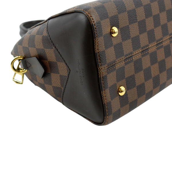 Louis Vuitton Kensington Bowling Damier Satchel Bag - Left Side