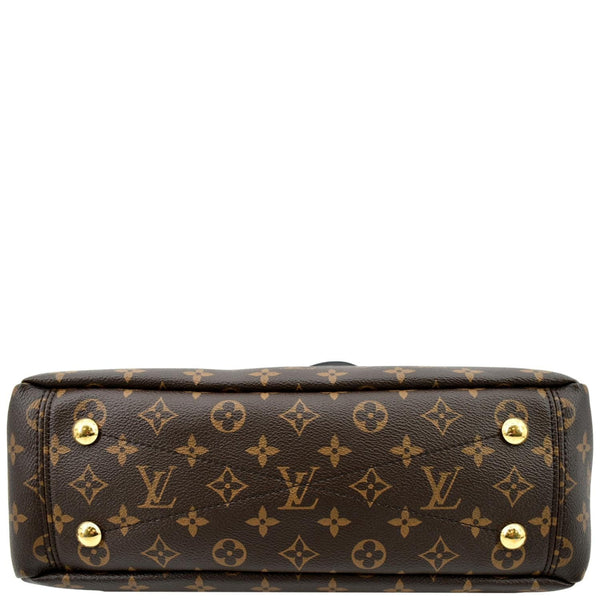 LOUIS VUITTON Pallas Chain Monogram Canvas Shopper Tote Bag Brown