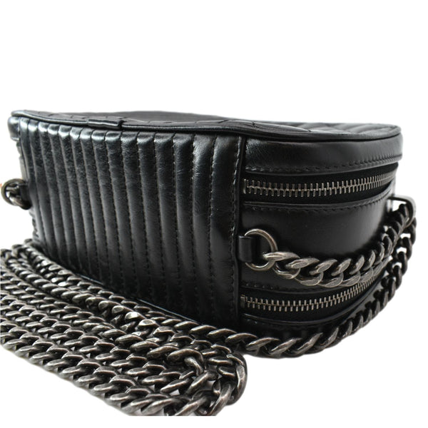 CHANEL Coco Boy Small Quilted Lambskin Camera Case Shoulder Bag Black - Hot Deals