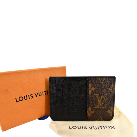 LOUIS VUITTON Monogram Canvas Card Holder Brown