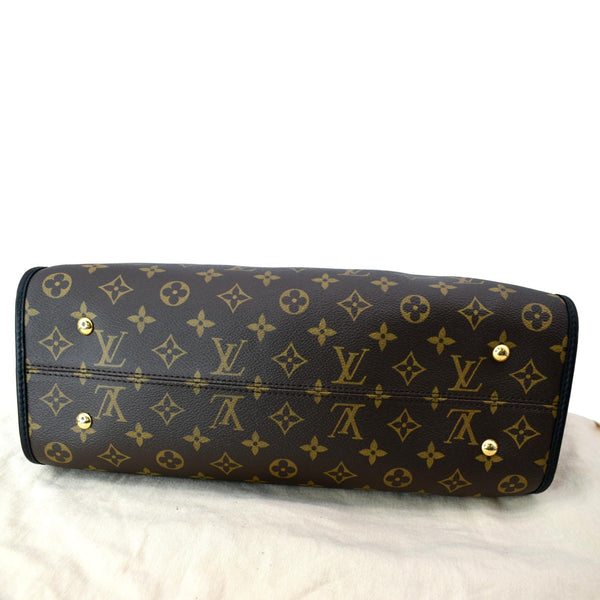 LOUIS VUITTON Popincourt NM Monogram Canvas Tote Bag Brown